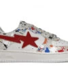 A Bathing Ape Bape Sta Paint Beige -Shoes World 001FW12010091