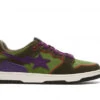 A Bathing Ape Sk8 Sta Dark Purple Green 1 A Bathing Ape Sk8 Sta Dark Purple Green -Shoes World 001FWG701029X