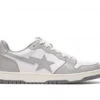 A Bathing Ape Court Sta Light Grey Cream 1 A Bathing Ape Court Sta Light Grey Cream -Shoes World 001FWG701033X