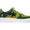 A Bathing Ape Bape Sta Color Camo Combo Green 2 A Bathing Ape Bape Sta Color Camo Combo Green -Shoes World 001FWH201046 GRN