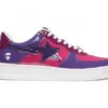 A Bathing Ape Bape Sta Color Camo Combo Purple -Shoes World 001FWH201046 PUR