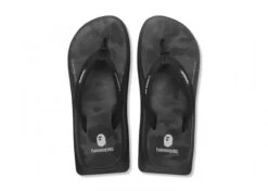 A Bathing Ape Havaianas Tradi Zori Black Camo