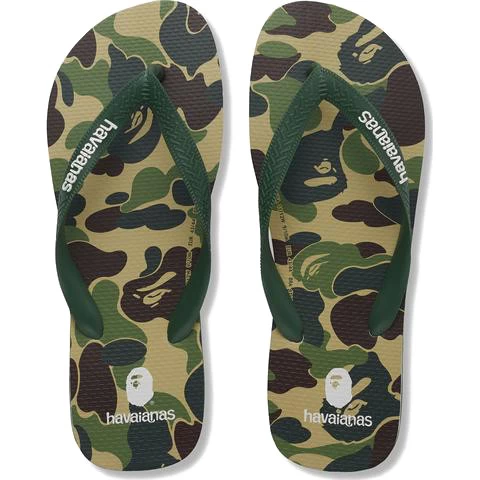 A Bathing Ape Havaianas Green Camo 3 A Bathing Ape Havaianas Green Camo