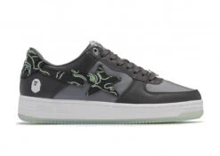 A Bathing Ape Bape Sta Text Code Camo Charcoal