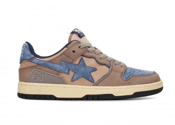 A Bathing Ape Bape SK8 Sta Vintage Beige Indigo 3 A Bathing Ape Bape SK8 Sta Vintage Beige Indigo