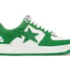 A Bathing Ape Bape Sta Patent Leather Green White 2 A Bathing Ape Bape Sta Patent Leather Green White -Shoes World 0ZXSHM19X002I