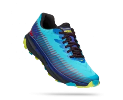 Hoka One One HOKA Men's Torrent 2 All-Terrain Running Shoes In Scuba Blue/Black