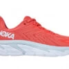 Hoka One One HOKA Women's Clifton Edge Shoes In Hot Coral/White -Shoes World 1110511 HCWH