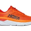 Hoka One One HOKA Men's Bondi 7 Shoes In Persimmon Orange/Fiesta -Shoes World 1110518 POFS