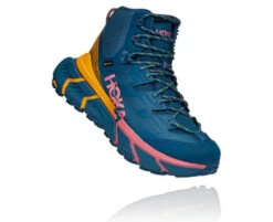 Hoka One One HOKA Men's Tennine Hike Gore-Tex Hiking Shoes In Moroccan Blue/Saffron