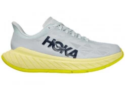 Hoka One One HOKA Men's Carbon X 2 Shoes In Blue Flower/Luminary Green