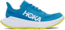 HOKA ONE ONE Carbon X 2 - Men's Racing Flats - Diva Blue / Citrus