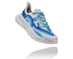 Hoka One One HOKA Clifton Edge In Dazzling Blue/Blue Flower
