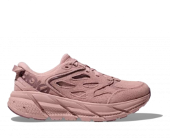 Hoka One One HOKA Clifton L Suede Shoes In Pale Mauve