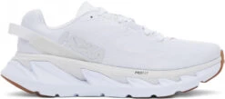 Hoka One One White & Grey Elevon 2 Sneakers