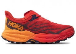 Hoka One One HOKA Men's Speedgoat 5 All-Terrain Running Shoes In Fiesta/Radiant Yellow