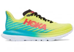 Hoka One One HOKA Women's Mach 5 Running Shoes In Evening Primrose/Scuba Blue