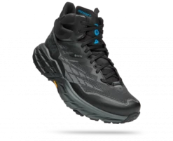 Hoka One One HOKA Men's Speedgoat 5 Mid GORE-TEX All-Terrain Running Shoes In Black