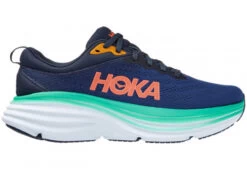 Hoka One One HOKA Women's Bondi 8 Running Shoes In Outer Space/Bellwether Blue