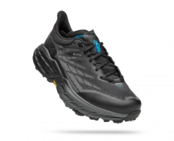 Hoka One One HOKA Men's Speedgoat 5 GORE-TEX Spike Hiking Shoes In Black