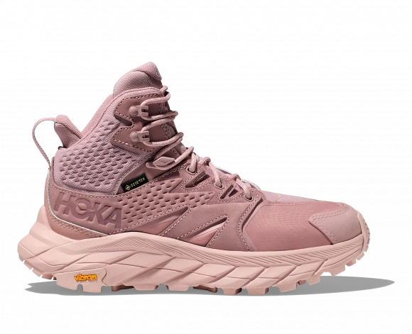 Hoka One One HOKA Anacapa Mid GORE-TEX Hiking Shoes In Pale Mauve/Peach Whip 3 Hoka One One HOKA Anacapa Mid GORE-TEX Hiking Shoes In Pale Mauve/Peach Whip