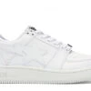 BAPE STA Low White