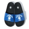 A Bathing Ape College Slide Sandals Blue -Shoes World 1G20191011 BLU