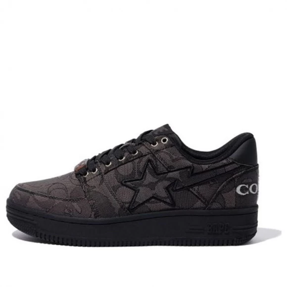 A BATHING APE Bape X Coach Sta Black Shoes 1G23-191-901BLK 3 A BATHING APE Bape X Coach Sta Black Shoes 1G23-191-901BLK