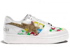 A Bathing Ape Bape Sta Low Coach White