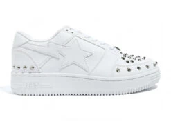 A Bathing Ape Bape Sta 20th Anniversary Studded White