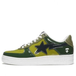 A Bathing Ape A BATHING APE Bape Sta Marathon Running Shoes 1H20-191-046-GREEN