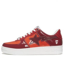 A Bathing Ape A BATHING APE Bape Sta Marathon Running Shoes 1H20-191-046-RED
