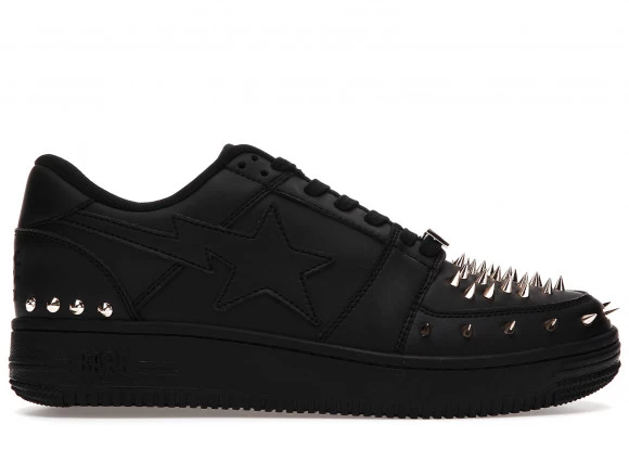 A Bathing Ape Bape Sta Low Black Gold Studded 3 A Bathing Ape Bape Sta Low Black Gold Studded