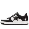 A Bathing Ape A BATHING APE Bape Sta Low Marathon Running Shoes 1H70-191-001-BW -Shoes World 1H70 191 001 BW
