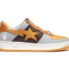 A Bathing Ape Bapesta Grey Orange 1 A Bathing Ape Bapesta Grey Orange -Shoes World 1H70 291 002
