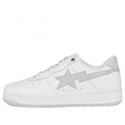 A Bathing Bape Sta X JJJJound WHITE/GRAY Fashion Skate Shoes 1H73-191-921