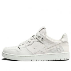 A Bathing Ape A BATHING APE Bape Sk8 Sta Urban Fall Marathon Running Shoes 1H80-191-009-WHITE