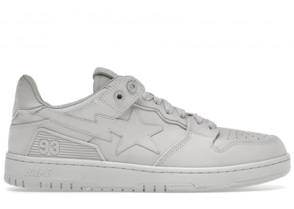 A Bathing Ape Bape SK8 Sta Triple White Nubuck 3 A Bathing Ape Bape SK8 Sta Triple White Nubuck