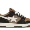 A Bathing Ape Bape SK8 Sta Brown Ivory