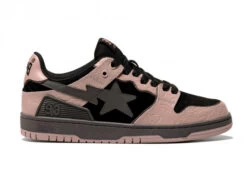 A Bathing Ape Bape SK8 Sta Dirty Pink Black