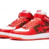 A Bathing Ape Bape Sta Mid Red (2022) 2 A Bathing Ape Bape Sta Mid Red (2022) -Shoes World 1I20 291 010 RED