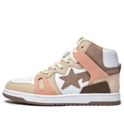A Bathing Ape A BATHING APE Bape Sta 93 Hi Marathon Running Shoes 1I20-291-011-BROWN