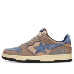 A Bathing Ape Bape Womens WMNS Sk8 Sta Brown Shoes 1I20-291-019
