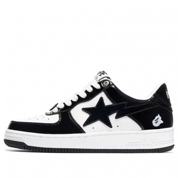 A Bathing Ape A BATHING APE Bape Sta Patent Leather 1I70-191-002-BLACK 3 A Bathing Ape A BATHING APE Bape Sta Patent Leather 1I70-191-002-BLACK