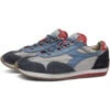 Diadora Men's Equipe H Dirty Stone Wash Evo Sneakers In Vapour Blue/Bering Sea