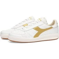Diadora Men's B.Elite H Italia Sport Sneakers In White/Gold