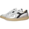 Diadora Men's Mi Basket Low Metal Used Sneakers In White