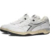 Diadora Men's Italia Used Sneakers In White/Black