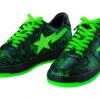 A Bathing Ape Bape Sta Razer Black Green -Shoes World 291 902