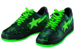 A Bathing Ape Bape Sta Razer Black Green